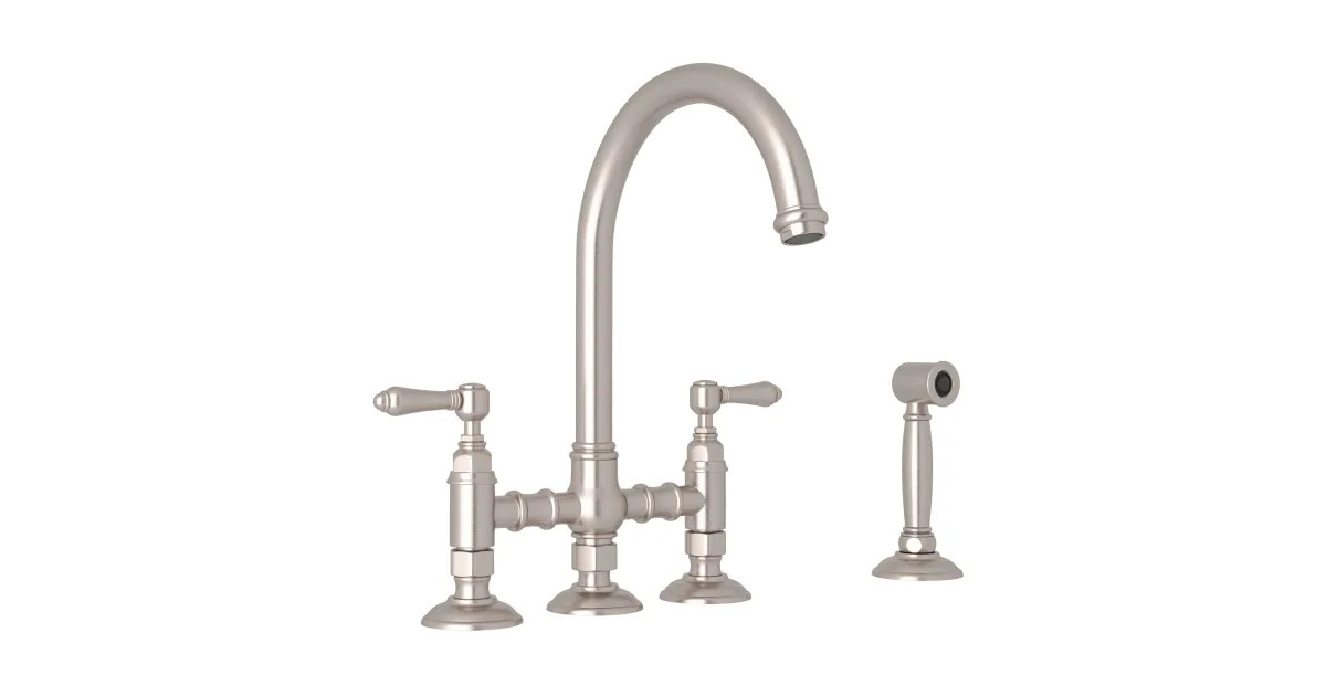 Rohl A1461LMWSSTN-2 San Julio Bridge Kitchen | Build.com | Build.com, Inc.