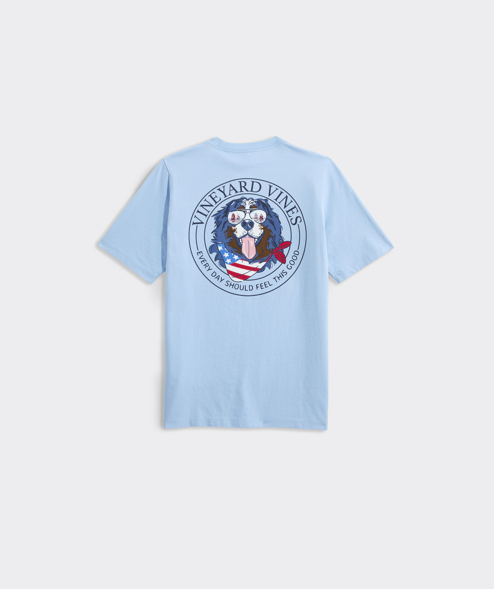 Boys' USA Mountain Dog Short-Sleeve Pocket Tee | vineyard vines