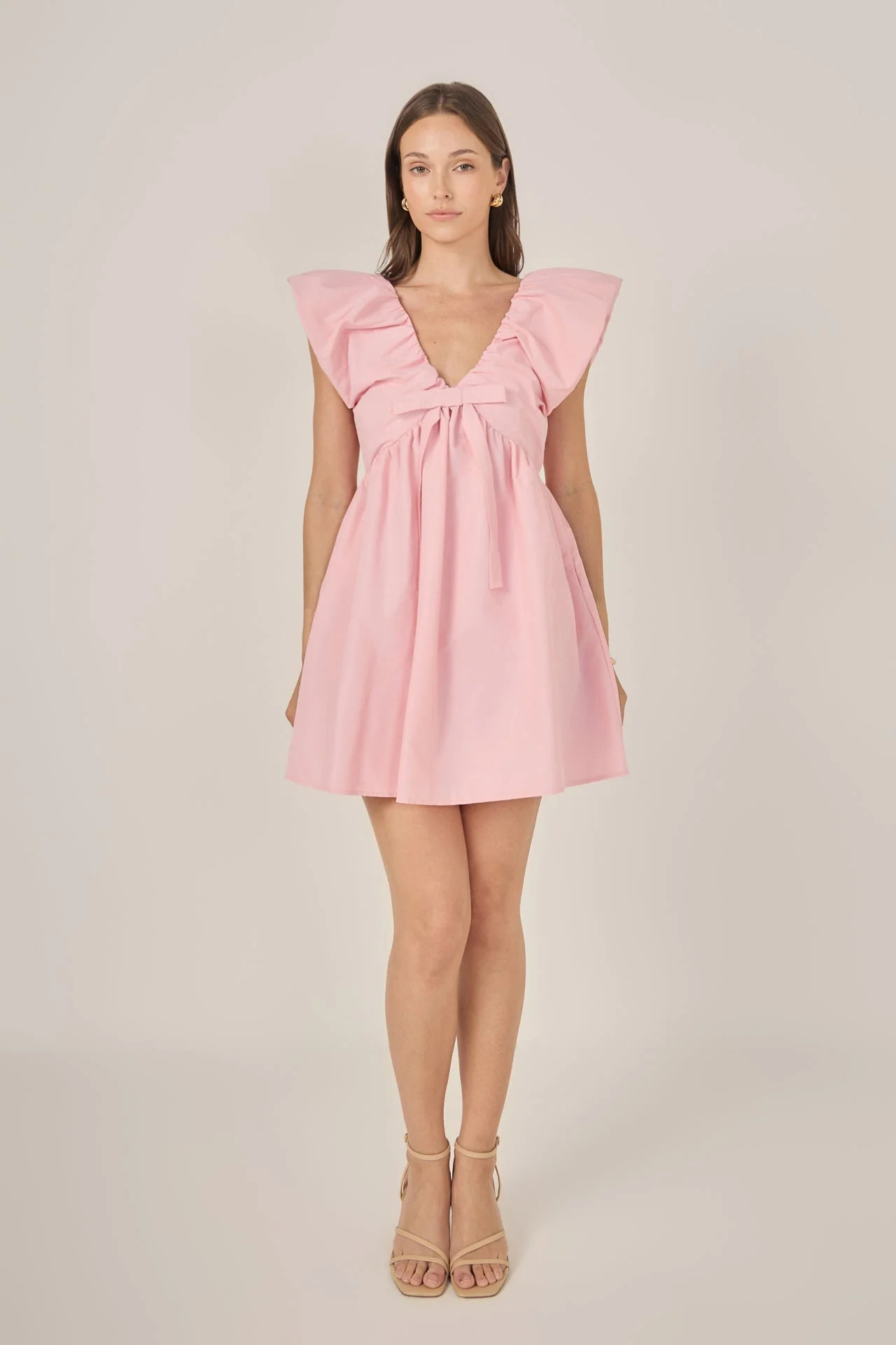 Sydney Combo Bow Mini Dress | OBJECTRARE