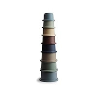 mushie Stacking Cups Toy | Made in Denmark (Forest) | Amazon (US)