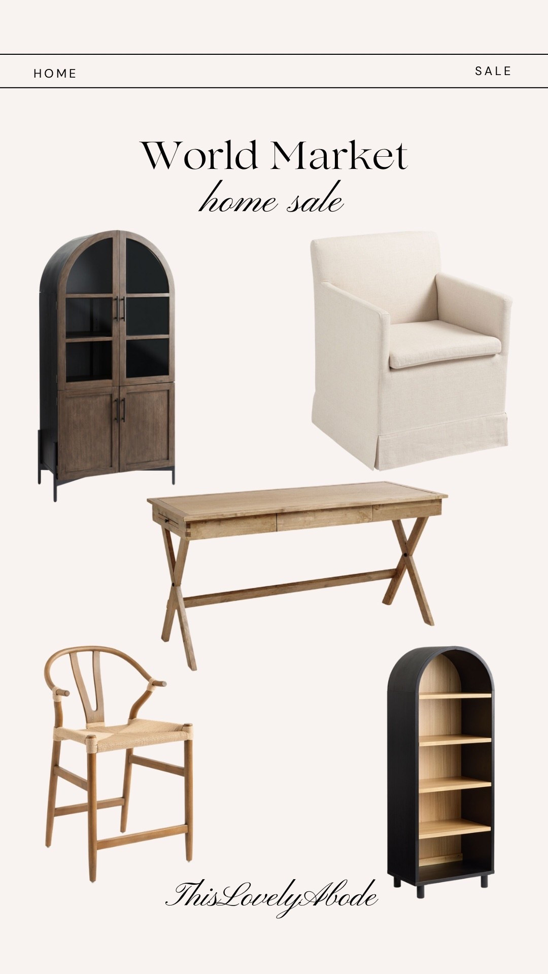 Sharing my home favorites that are currently on sale! 
#worldmarket #officedesk #cabinet #archcabinet #diningchair #sale

#LTKHome #LTKSaleAlert