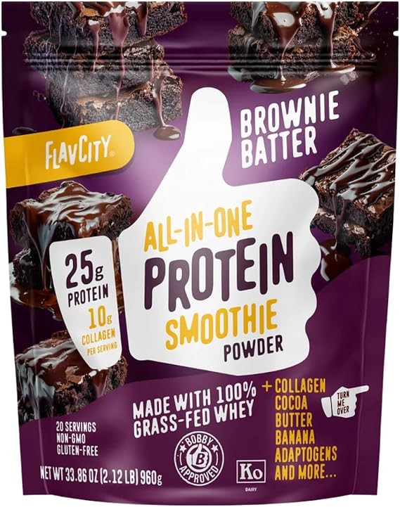 25g Protein & 10g Collagen - This grass fed whey protein powder combines non-GMO, minimally proce... | Amazon (US)
