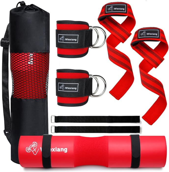 Barbell Pad Set for Squat Hip thrust pad, Fits Standard Olympic Bars and Smith Machine, Lifting S... | Amazon (US)