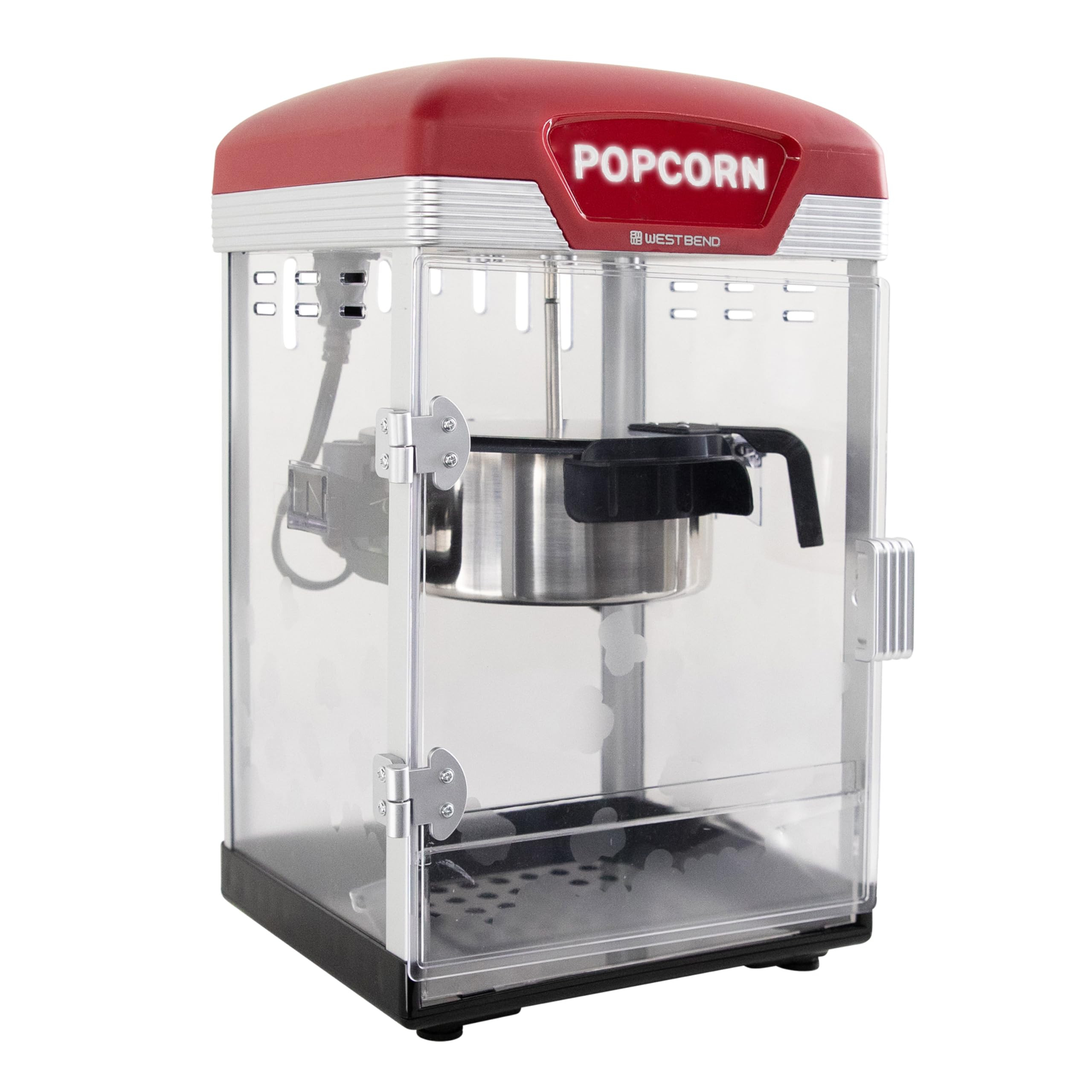 West Bend Stir Crazy Movie Theater Popcorn Popper, Popcorn Maker Machine with Nonstick Popcorn Ke... | Amazon (US)