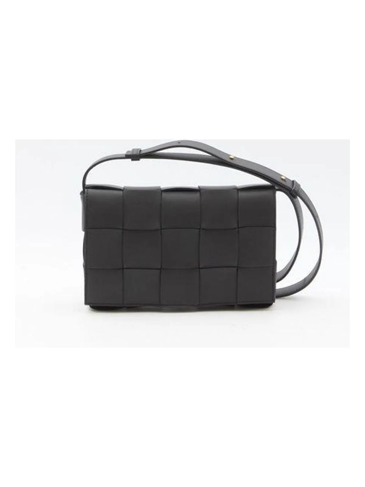 Bottega Veneta Women's Cassette Bag in Black | 578004VMAY | LOZURI