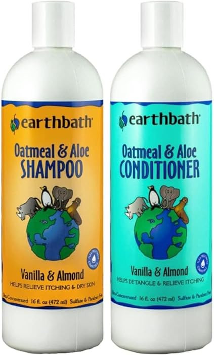 earthbath, Oatmeal & Aloe Dog Shampoo and Conditioner - Oatmeal Shampoo for Dogs, Itchy, Dry Skin... | Amazon (US)