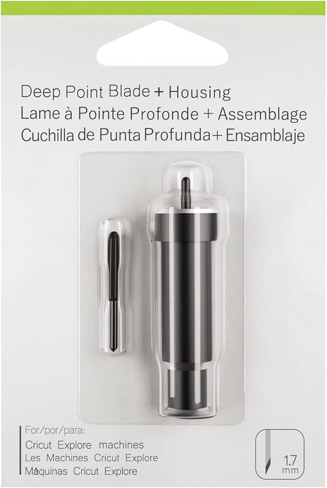 Explore Black Deep Cut Housing + Replacement DeepCut Blade Suitable for Cricut Explore Cutting Ma... | Amazon (US)