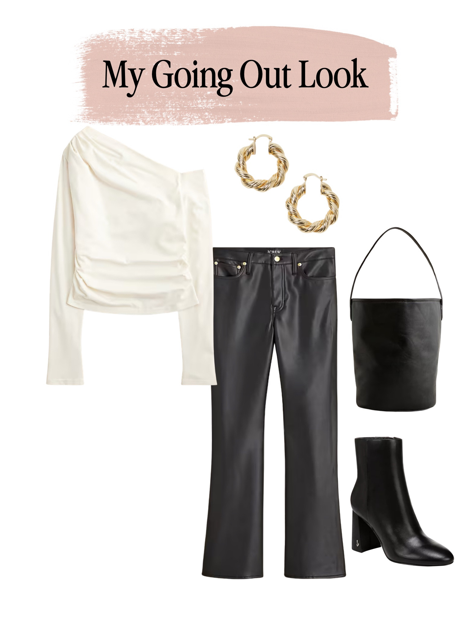 New J. Crew outfit look from last night. The pants are comfy and cool. Love the asymmetrical top. Everything TTS. Items on sale too! 

#partylook #holidayoutfit #nightout 

#LTKFindsUnder100 #LTKHoliday