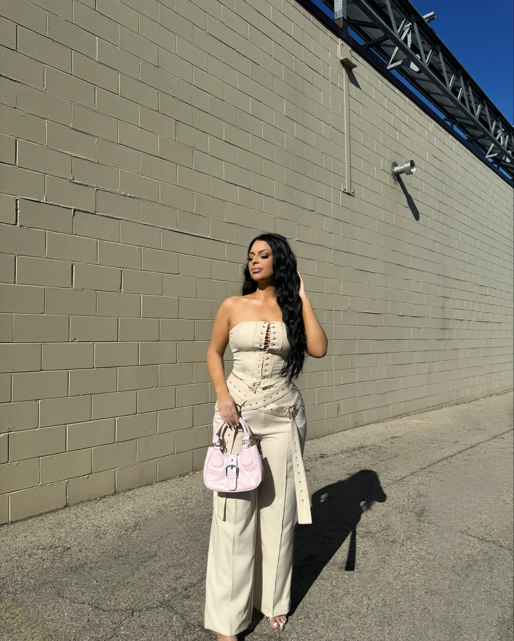 set is from fashion nova 
purse is just fab 
shoes are miss lola 

#LTKbag #LTKsale #LTKsummer