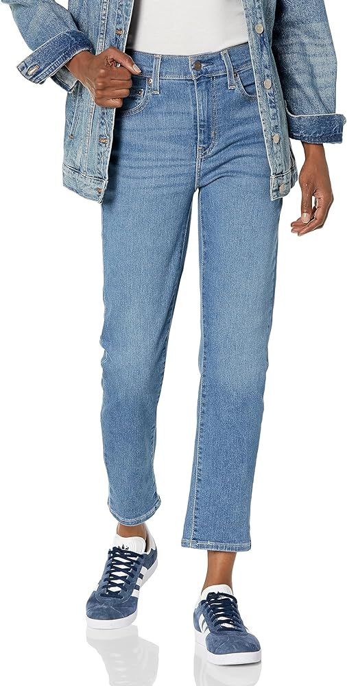 Levi's Women's 724 High Rise Straight Crop Jeans | Amazon (US)