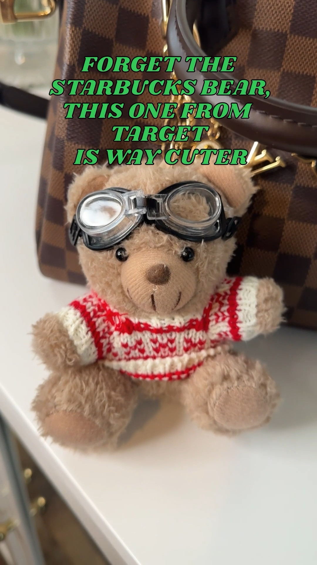 The cutest holiday gift idea 🧸✨ This bear bag charm is the perfect accessory for any girl or woman who loves adding a little personality to her bag. It’s way cuter than the Starbucks bear glasses and such a fun, affordable alternative. Linking this must-have charm for stockings, gift exchanges, and holiday surprises!

bear bag charm
cute holiday gifts
accessory gifts for women
stocking stuffer ideas
Starbucks bear dupe

#HolidayGiftGuide2025 #LTKGiftIdeas #StockingStuffers #CuteAccessories #GiftGuideForHer

#LTKHoliday #LTKGiftGuide #LTKCyberWeek