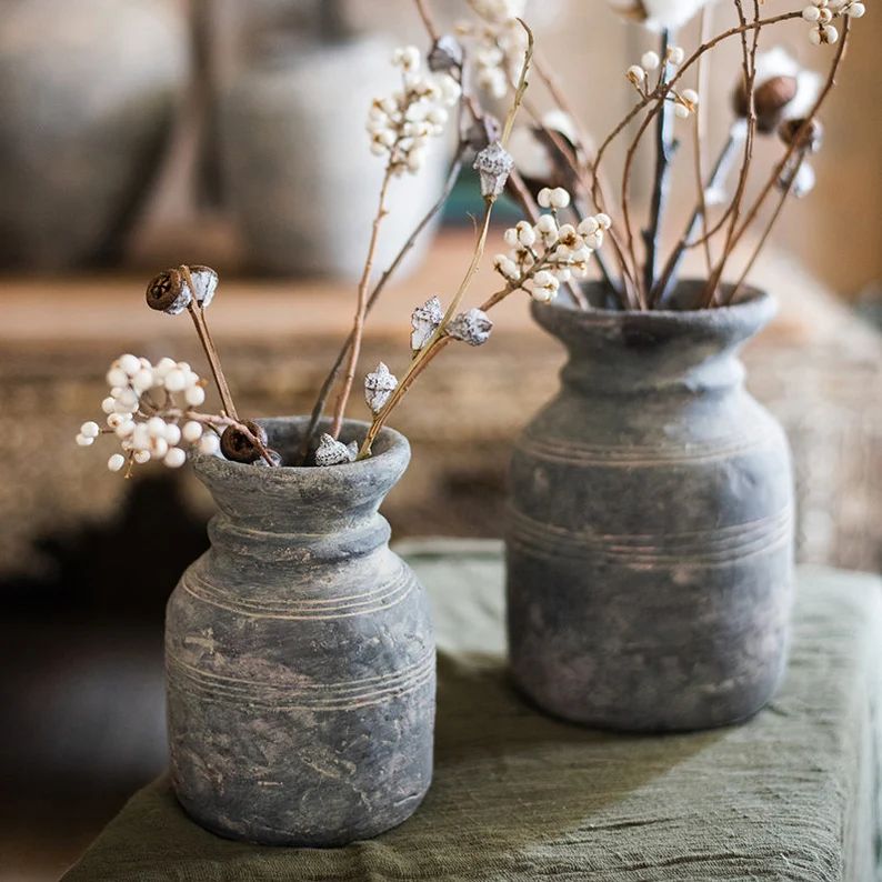 Restoration Style Concrete Vase | Etsy (US)