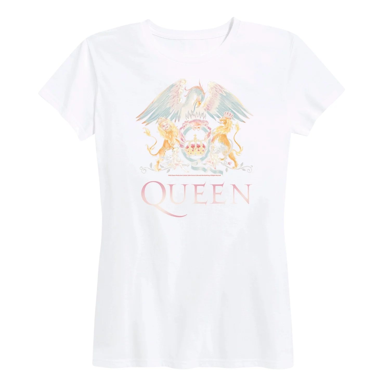 Queen Crest Pastel - Women's Short Sleeve Graphic T-Shirt | Walmart (US)
