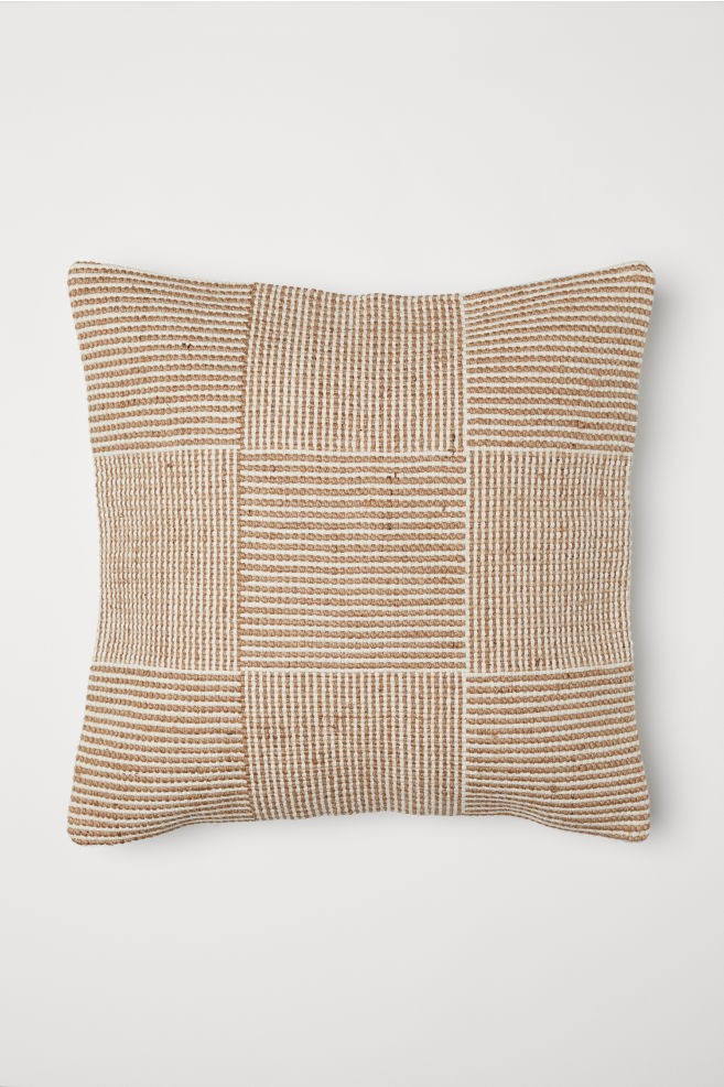 Jute-blend Cushion Cover | H&M (US + CA)