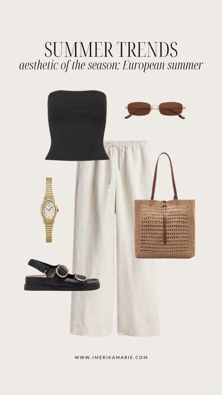 Summer Fashion Trends: European Summer

Tube top, linen pants, straw bag, resort wear, vacation outfit, summer outfit, timex gold watch, Mango, Abercrombie and Fitch, Aritzia tube top, Dolce Vita sandals

#LTKSeasonal #LTKFindsUnder100 #LTKFindsUnder50