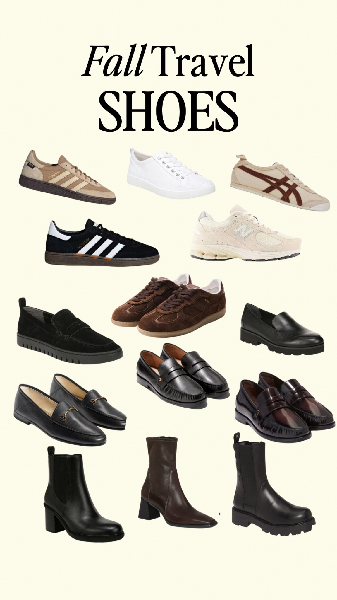 Comfortable and versatile shoes for your fall travels! 

#LTKTravel #LTKSeasonal