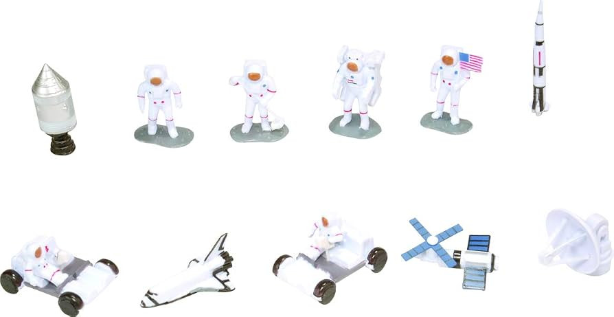 Wild Republic Figures Tube, Outer Space Toys, Shuttle, Astronaut, Space Station, Apollo Spacecraf... | Amazon (US)