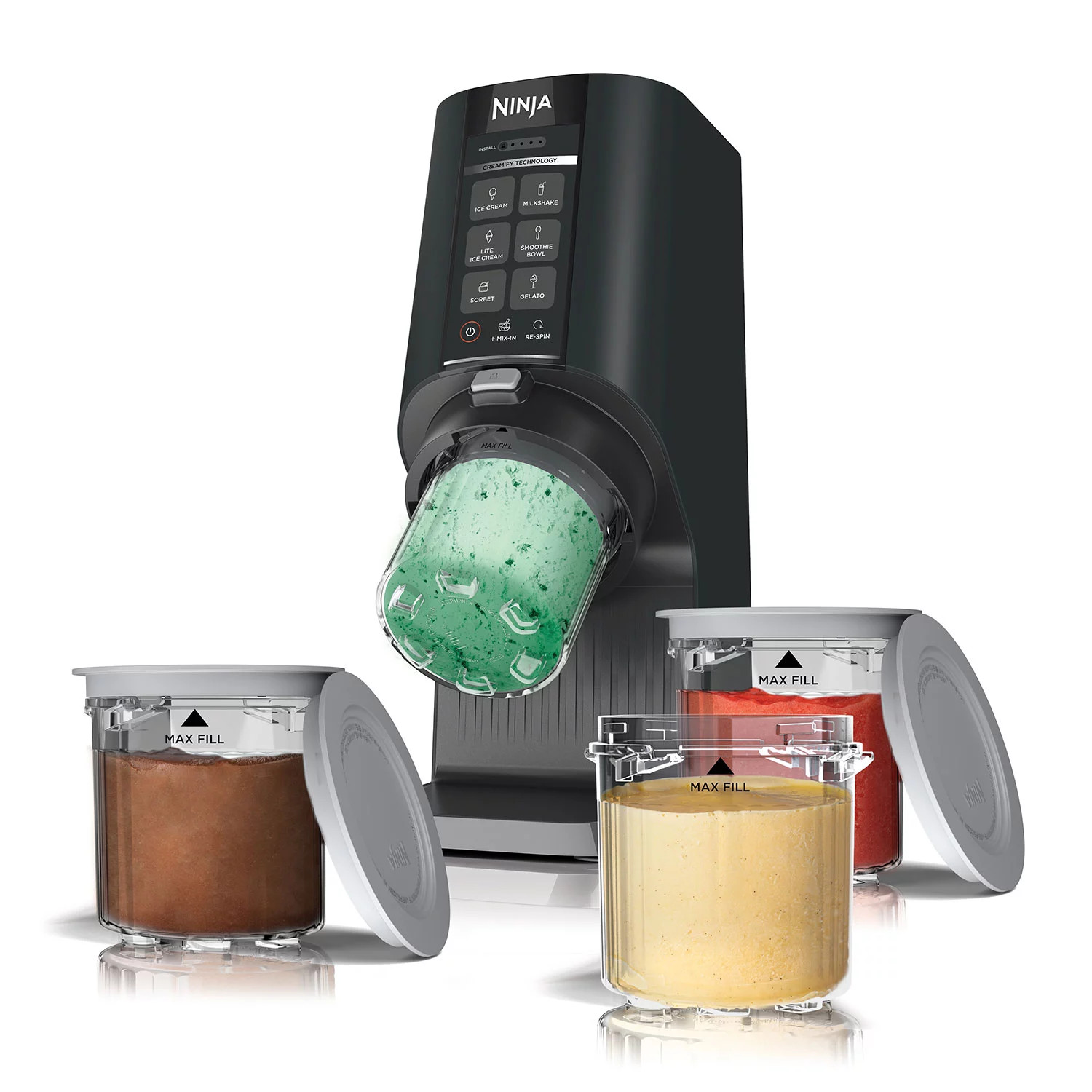 Ninja CREAMi Breeze Ice Cream, Gelato, Milkshake, Sorbet, Smoothie Bowl & Lite Ice Cream Maker, 7... | Sam's Club