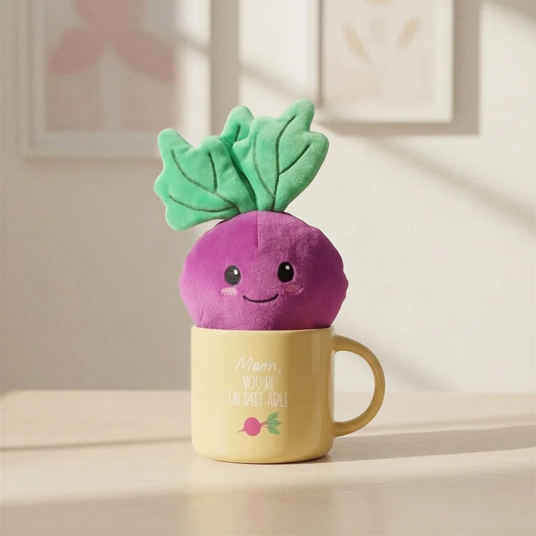 Beet Plush in Un-Beet-Able Mug, Purple and Yellow, Mother's Day by Way To Celebrate | Walmart (US)