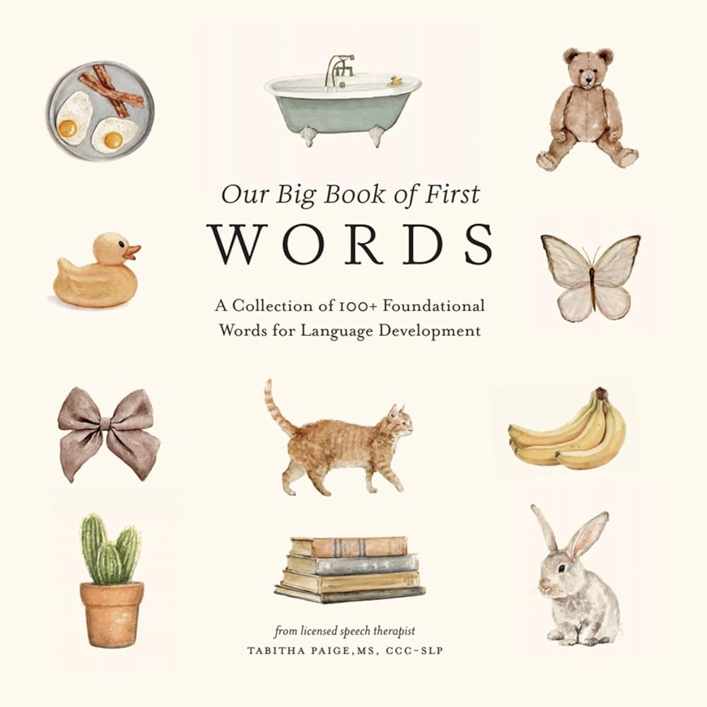 Our Big Book of First Words: A Collection of 100+ Foundational Words for Language Development (Ou... | Amazon (US)