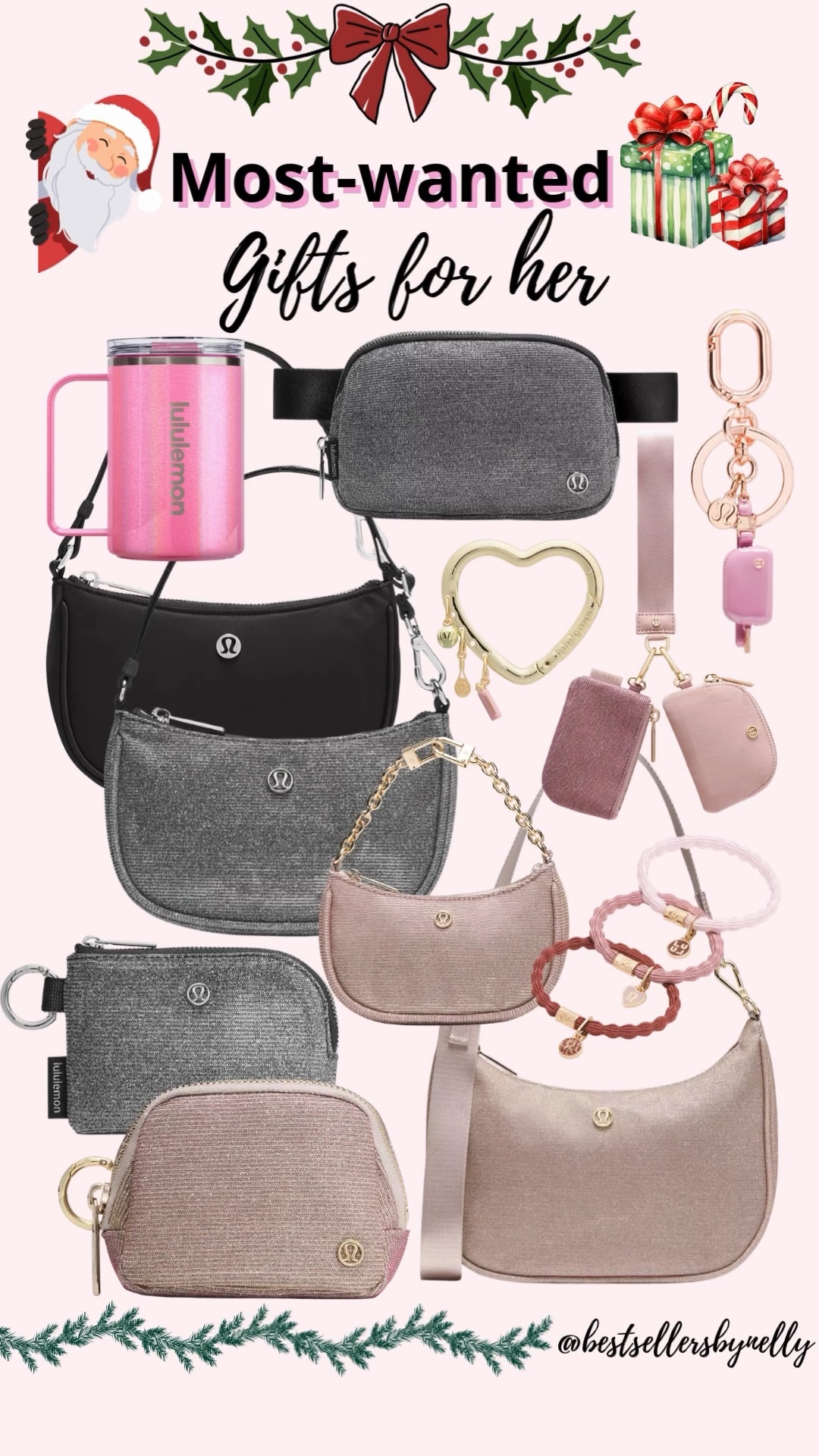 Most-wanted gifts for her this holiday season ✨ 

From shimmer crossbodies to the cutest accessories, these are the pieces everyone’s adding to their wish list. Perfect for sisters, moms, besties… or yourself. 

Holiday-approved, functional, and so pretty under the tree 🎁💗


lululemon bags
lululemon crossbody
lululemon belt bag
lululemon shimmer
lululemon mini bag
holiday gifts
gifts for her
christmas gifts
holiday gift guide
ltk gift guide
ltk holiday finds
ltk holiday deals
bestselling gifts
trending gifts
most wanted gifts
pink tumbler
lululemon accessories
everyday bags
athleisure bags
minimalist gifts
practical gifts
girly gifts
luxury look gifts
ltk holiday picks
ltk bags
lululemon pouches
lululemon keychain
holiday presents
amazon holiday gifts

#LTKselfcare #LTKGiftGuide #LTKgrwm