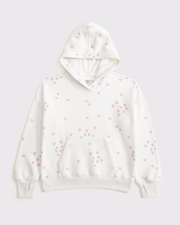girls essential popover hoodie | girls clearance | Abercrombie.com | Abercrombie & Fitch (US)