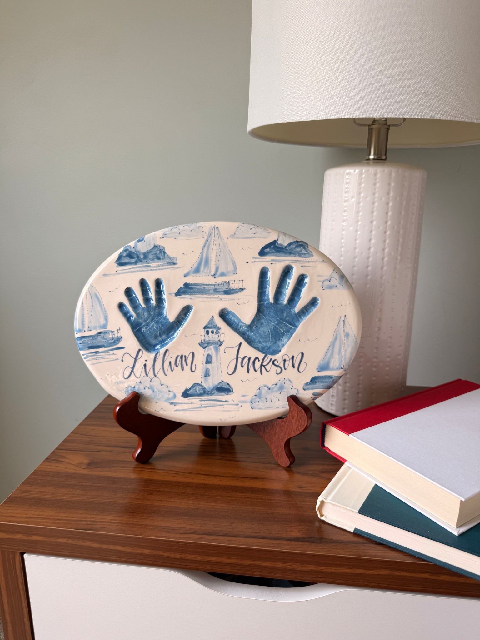 Adding meaningful decor to our coastal-inspired home with these handprint keepsakes 💙 Living in Maryland, we love incorporating touches of the bay—and this personalized sailboat plaque from Prints and Clay are the sweetest way to preserve tiny hands and sandy toes 🐚

Perfect for gifts, baby milestones, or just making your space feel more you.
Use code COLLECT15 for 15% off at Prints and Clay!

#LTKhome
#LTKkids
#LTKmomstyle
#HomeDecorWithHeart
#CoastalStyleDecor


#LTKBaby #LTKHome #LTKFamily