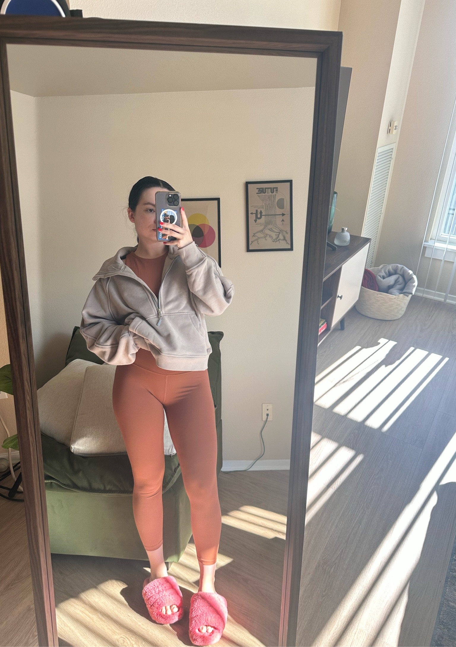 Buttery soft yoga set and a very comfy sweatshirt. I’m wearing size S in everything. Leggings are 23 inches, I’m 5’2🙌🏽 Material of the set reminds me so much of the Beyond Yoga but much more affordable! Leggings feel so lightweight on skin, love it!

#LTKfitness #LTKActive #LTKstyletip