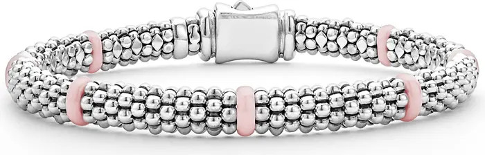 Pink Caviar Ceramic Station Bracelet | Nordstrom