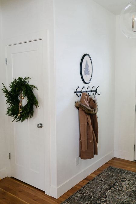 Christmas decor
Christmas wreath
Coat hook
Coat rack
J.Crew 
Machine washable rug


#LTKHoliday #LTKhome #LTKCyberWeek