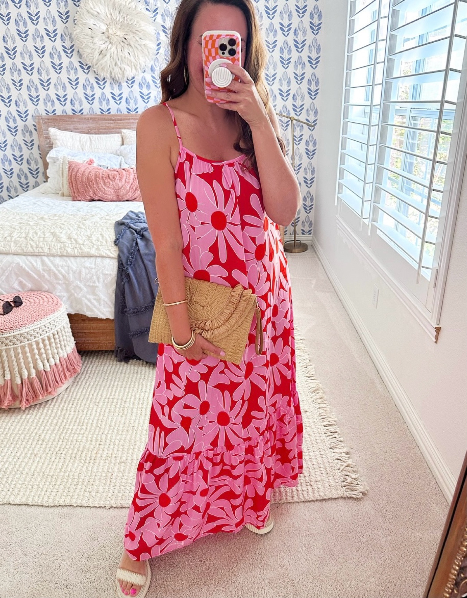 Adjustable straps and the cutest print!❤️ Wearing a medium. Lots of color ways! 
.


#LTKFindsUnder50 #LTKOver40 #LTKStyleTip