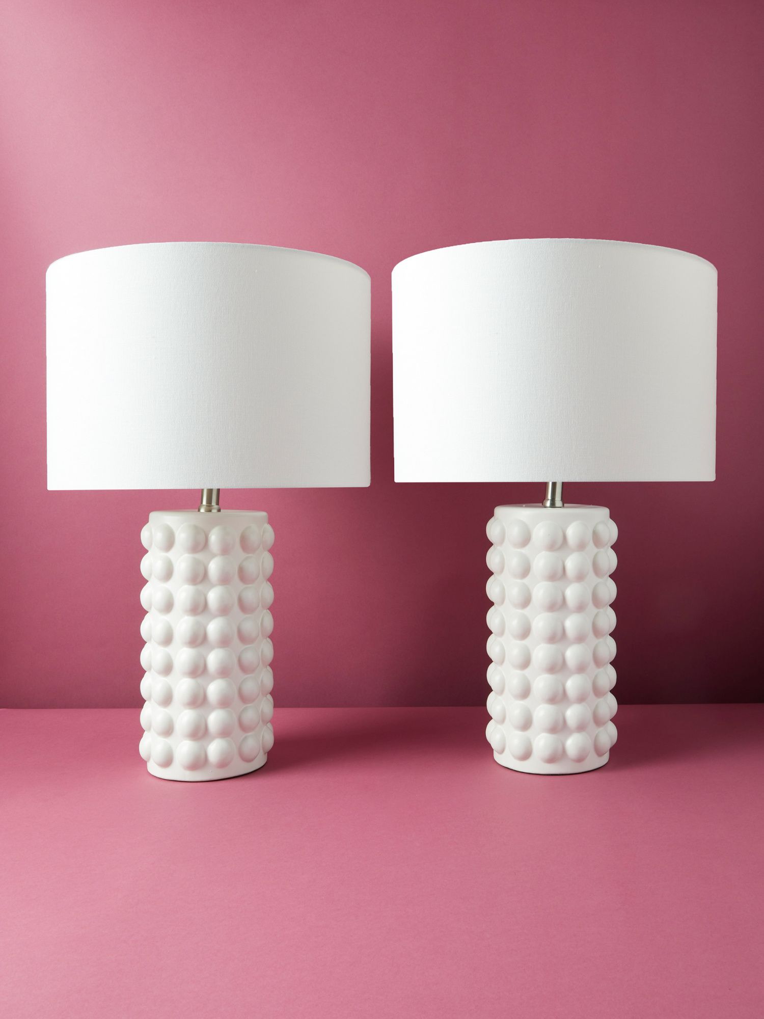 2pk 24in Ceramic Dot Textured Table Lamps | Table Lamps | HomeGoods | HomeGoods