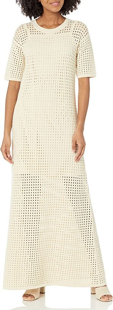 The Drop Women's Miles Crochet Short Sleeve Maxi Dress | Amazon (US)