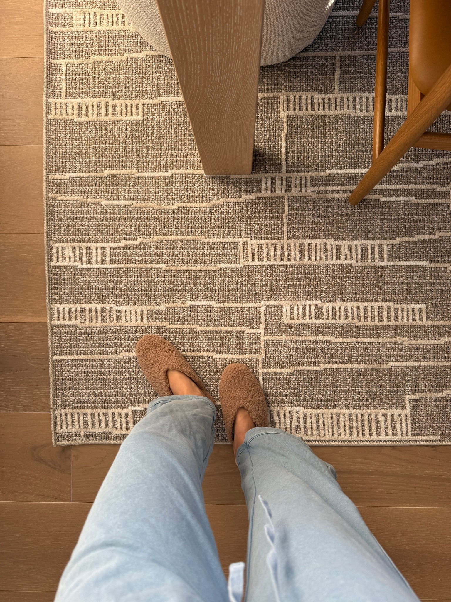Modern and simple rug from Amazon! So perfect for under a table because it’s easy to clean! 

#LTKHome #LTKSaleAlert
