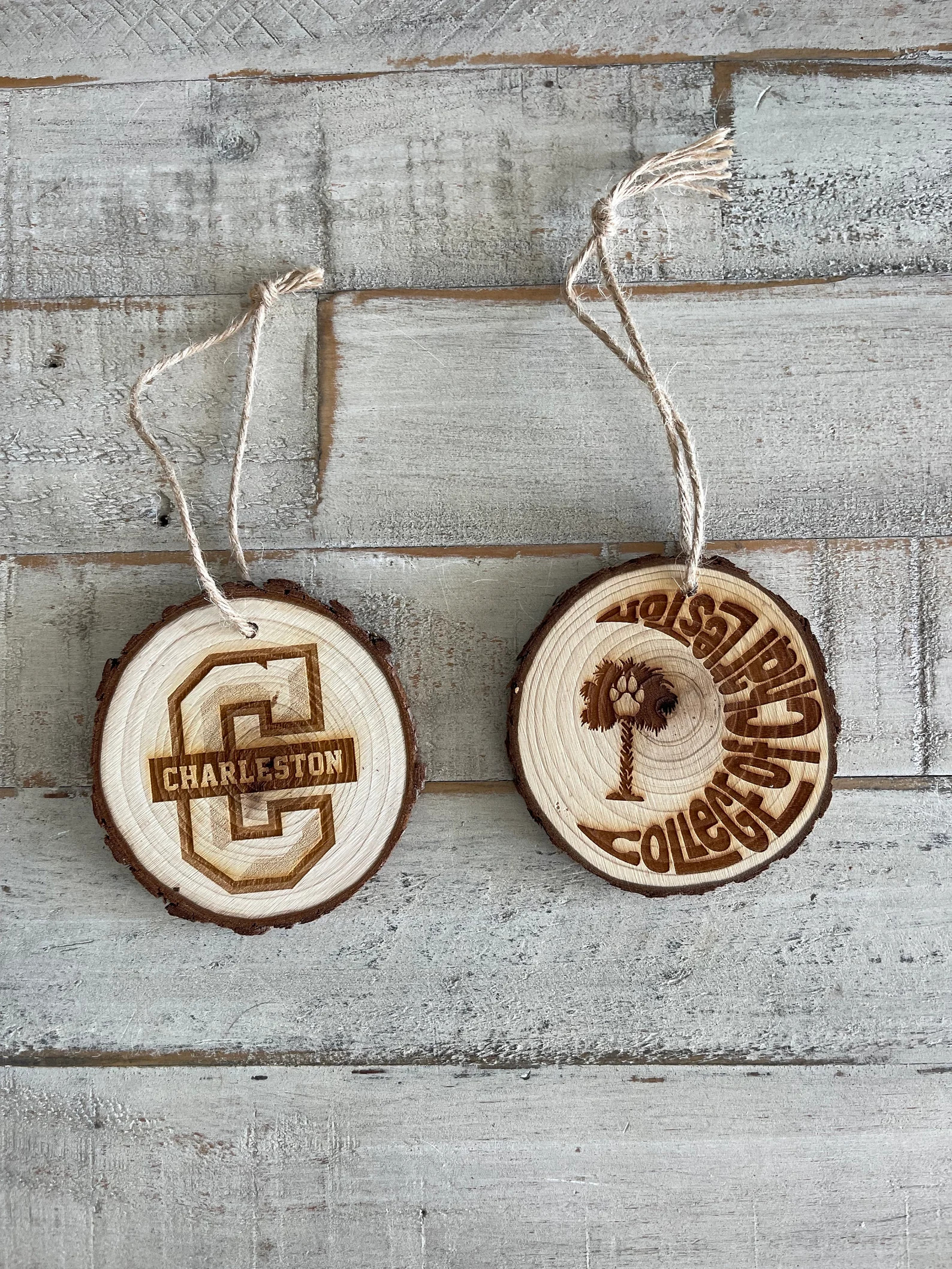 College Of Charleston, Cougar Club, engraved Wood slice, can be personalized on back | Etsy (Global)
