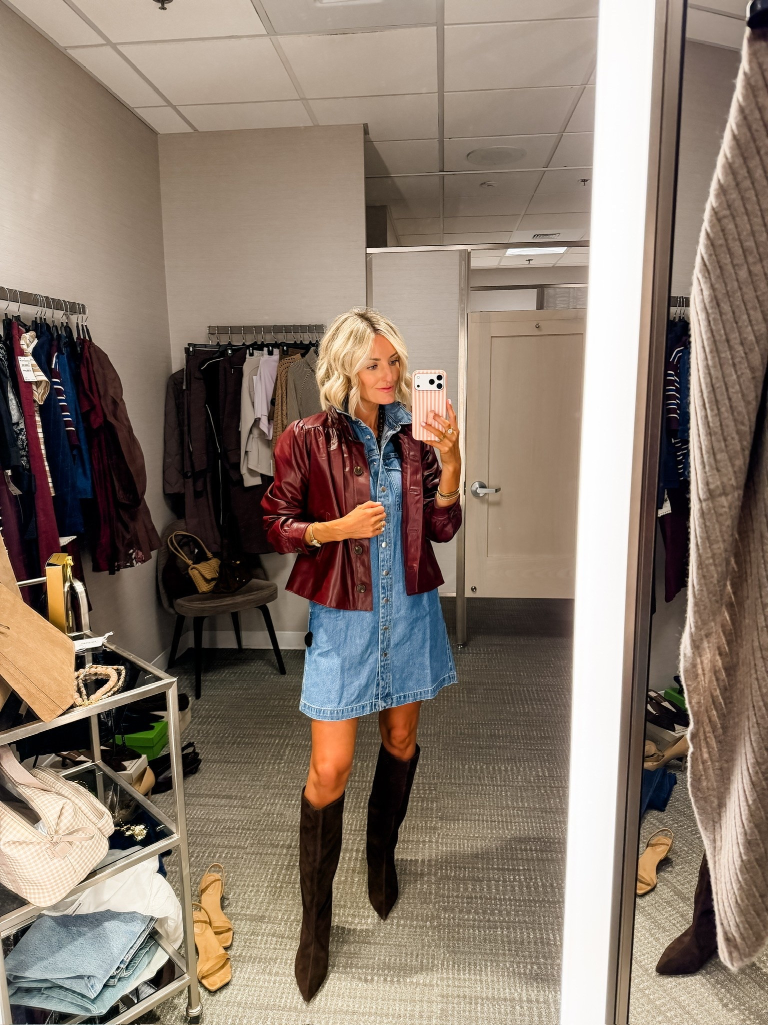 How good are these finds for fall? Still in stock on NSALE 👏🏻 😍 wearing XS

Loverly grey, Nordstrom sale, nsale 2026, denim dress, how to style burgundy leather jacket, women’s fashion sale

#LTKSeasonal #LTKSaleAlert