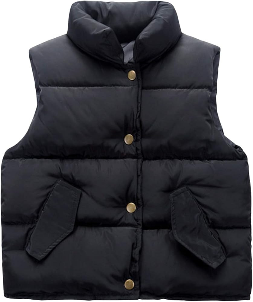 Evelin LEE Baby Boys Girls Stand Collar Down Vest Winter Warm Lightweight Sleeveless Puffer Jacke... | Amazon (US)