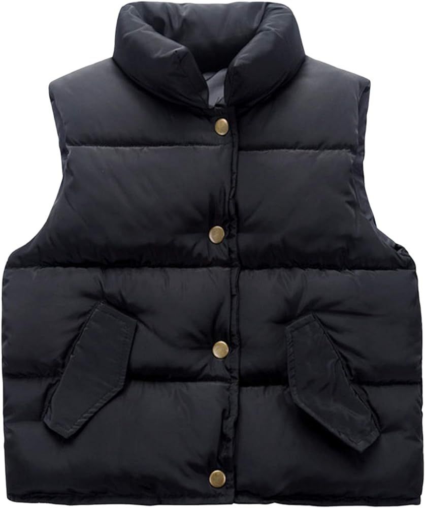 Evelin LEE Baby Boys Girls Stand Collar Down Vest Winter Warm Lightweight Sleeveless Puffer Jacke... | Amazon (US)
