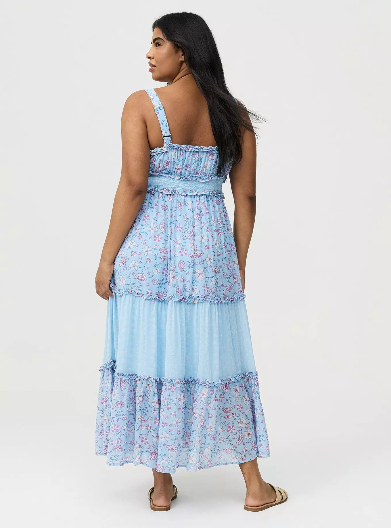 Chiffon V-Neck Maxi Dress | Torrid (US & Canada)