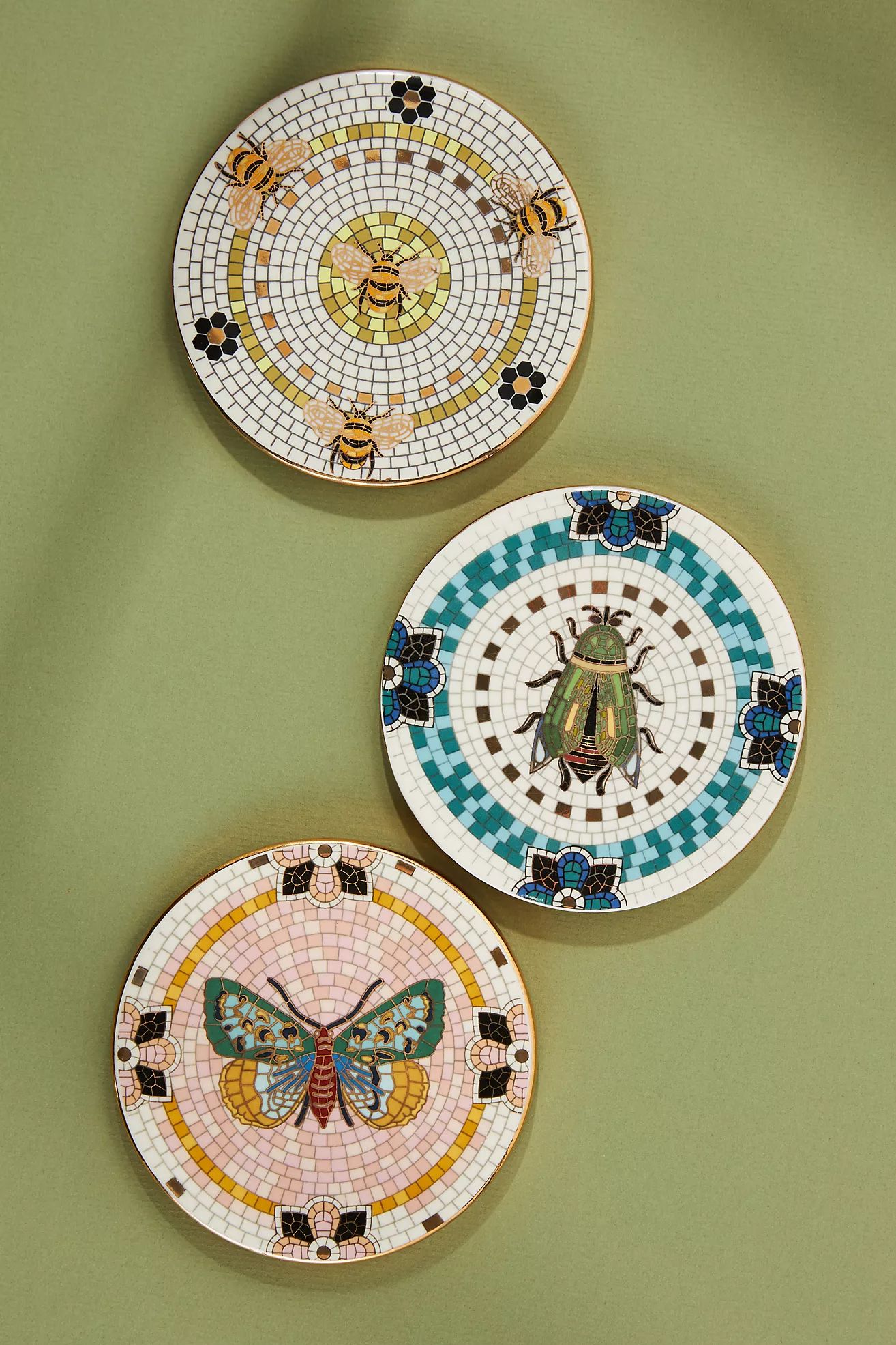 Garden Tile Coaster | Anthropologie (US)