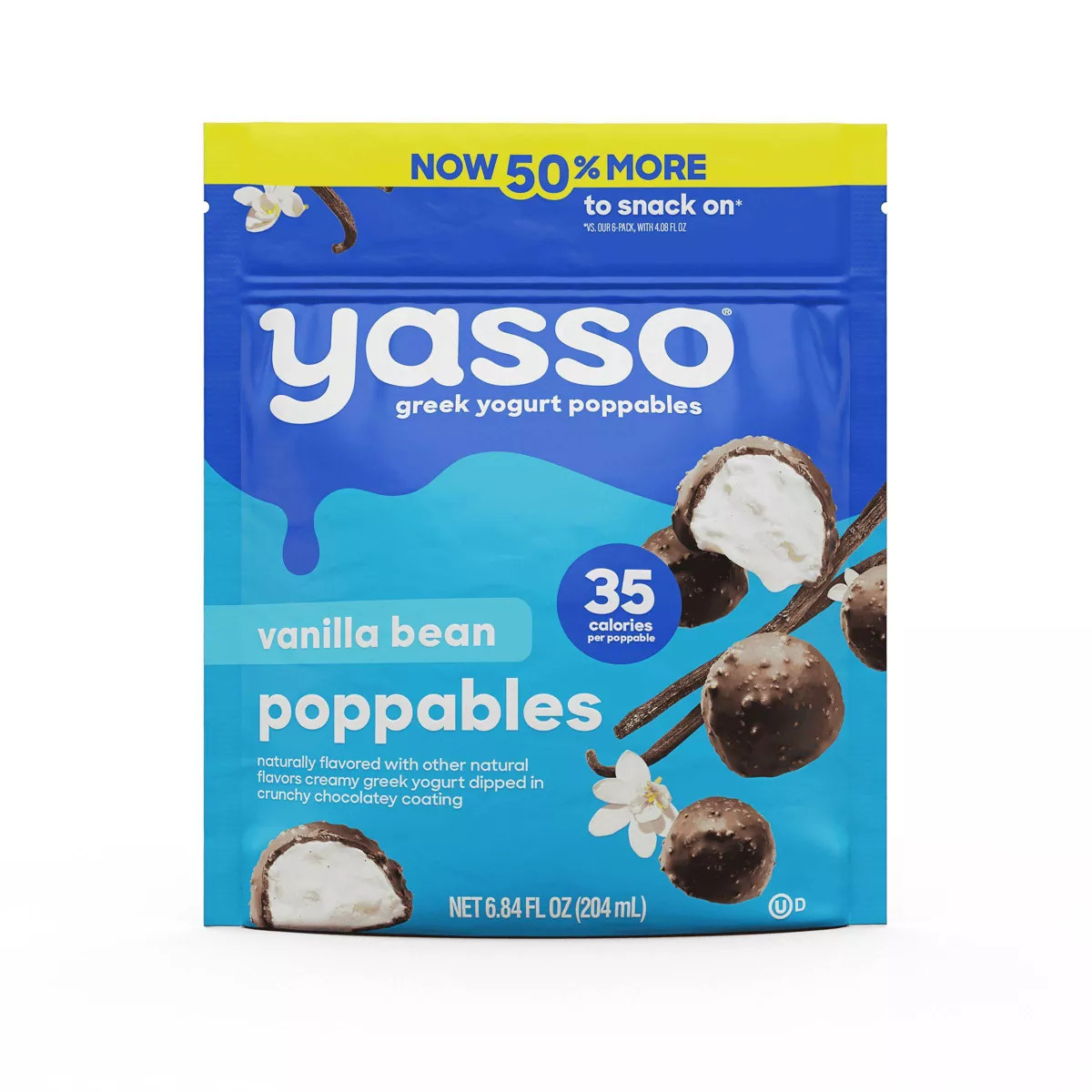 Yasso Frozen Greek Yogurt - Vanilla Bean Poppables - 6.84 fl oz | Target