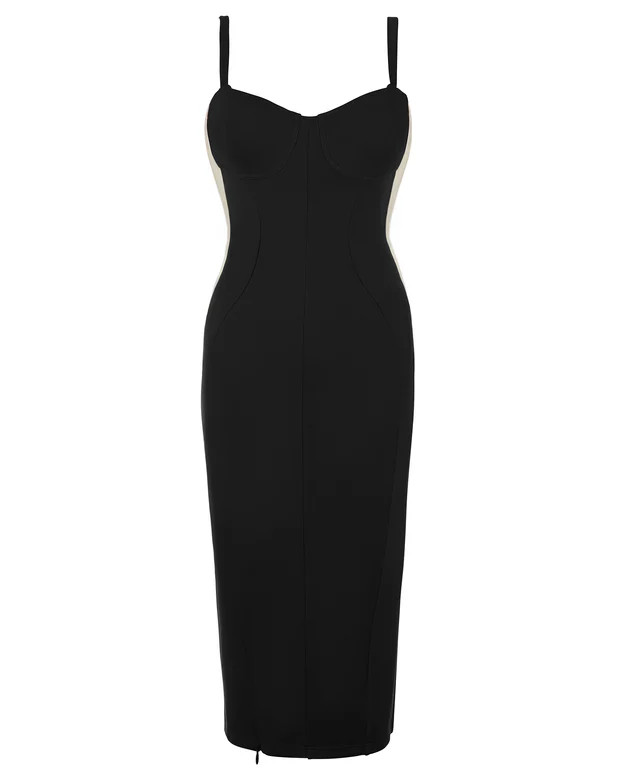 Seamed Lushy Midi Dress | TA3