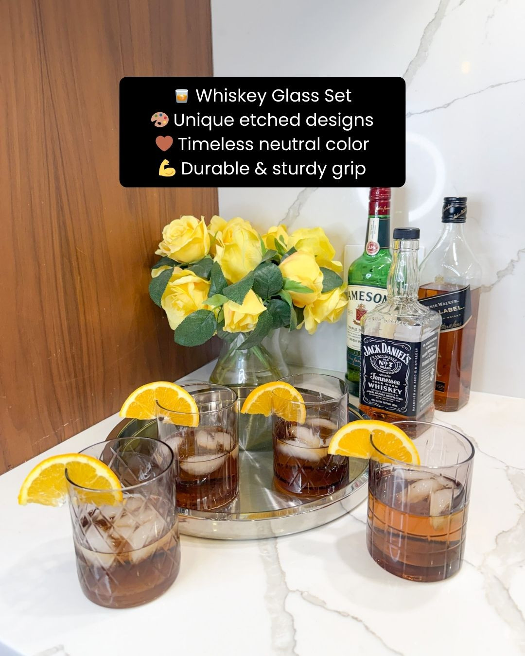 Level up your pour 🥃✨ with these etched old fashioned whiskey glasses that bring instant sophistication to any sip! Perfect for hosting or unwinding, the timeless design adds that luxe bar-cart vibe at home 🍂🍸. Durable, stylish, and effortlessly classy—these are a must-have for any drink lover 💖. Trust me, your cocktail hour just got an upgrade 👀✨
#whiskeyglass #barware #homebar #drinkinstyle #oldfashioned #cocktailhour #entertainingessentials #barcartdecor #hostesswiththemostess #homeentertaining #glassware #luxeliving #modernhome #partyready #aestheticliving #homeinspo #drinkware #classyhome #gatheringgoals #stylishhome #ltkhome #homeupgrade #barcart #cocktails #ltkfinds 

 