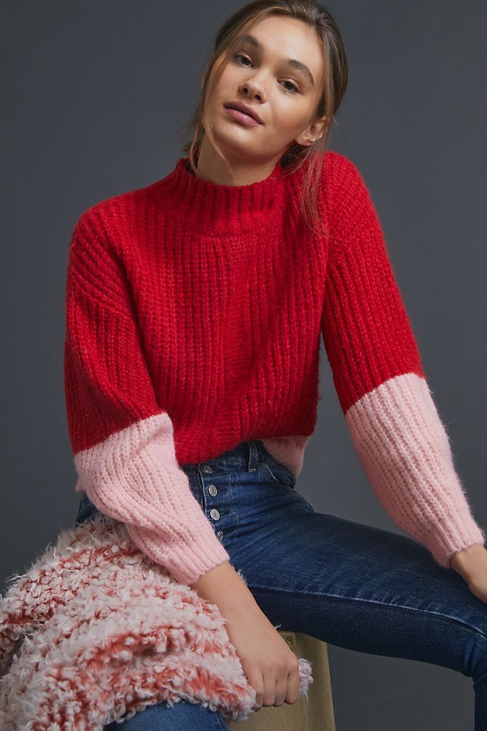 Mia Cropped Sweater | Anthropologie (US)