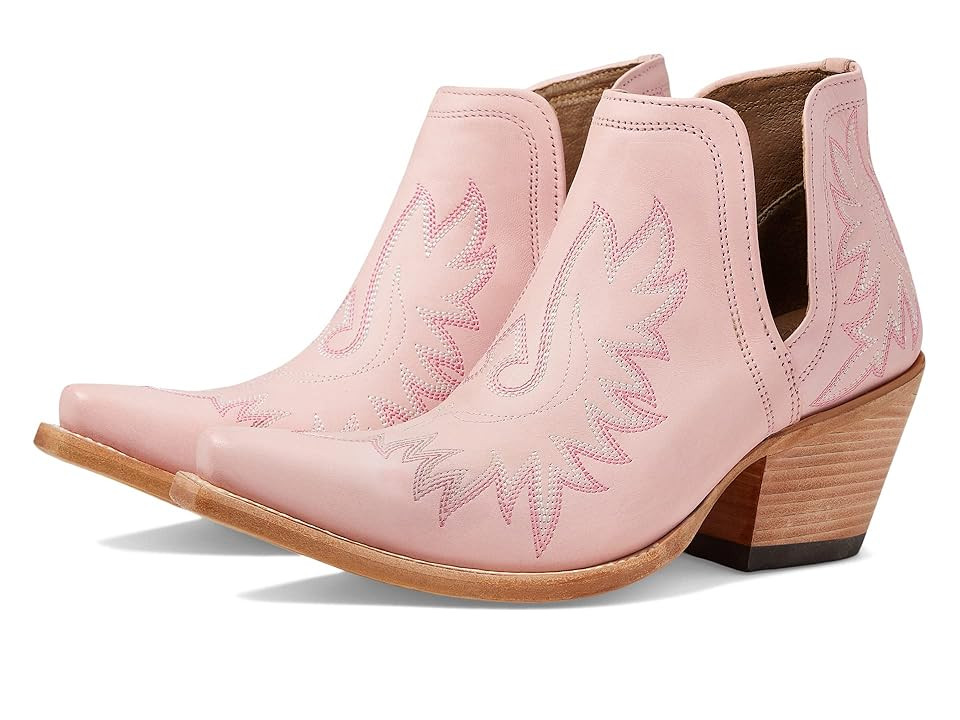 Ariat Dixon Western Boots Women's Shoes Powder Pink : 8.5 B - Medium, Leather | Zappos