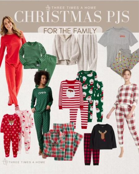 Christmas PJs for the whole family 

#LTKkids #LTKHoliday #LTKfamily