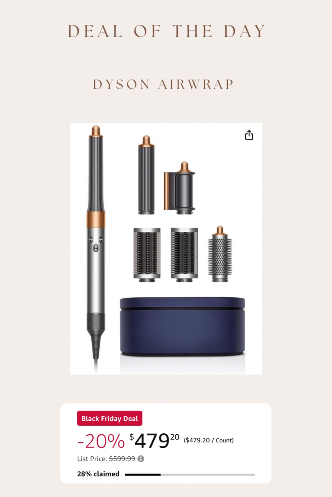 This sale launched a couple of days ago & sold out quickly!! It’s back!! Best sale of the year for the Dyson airwrap!!

#LTKCyberWeek #LTKhome #LTKsalealert