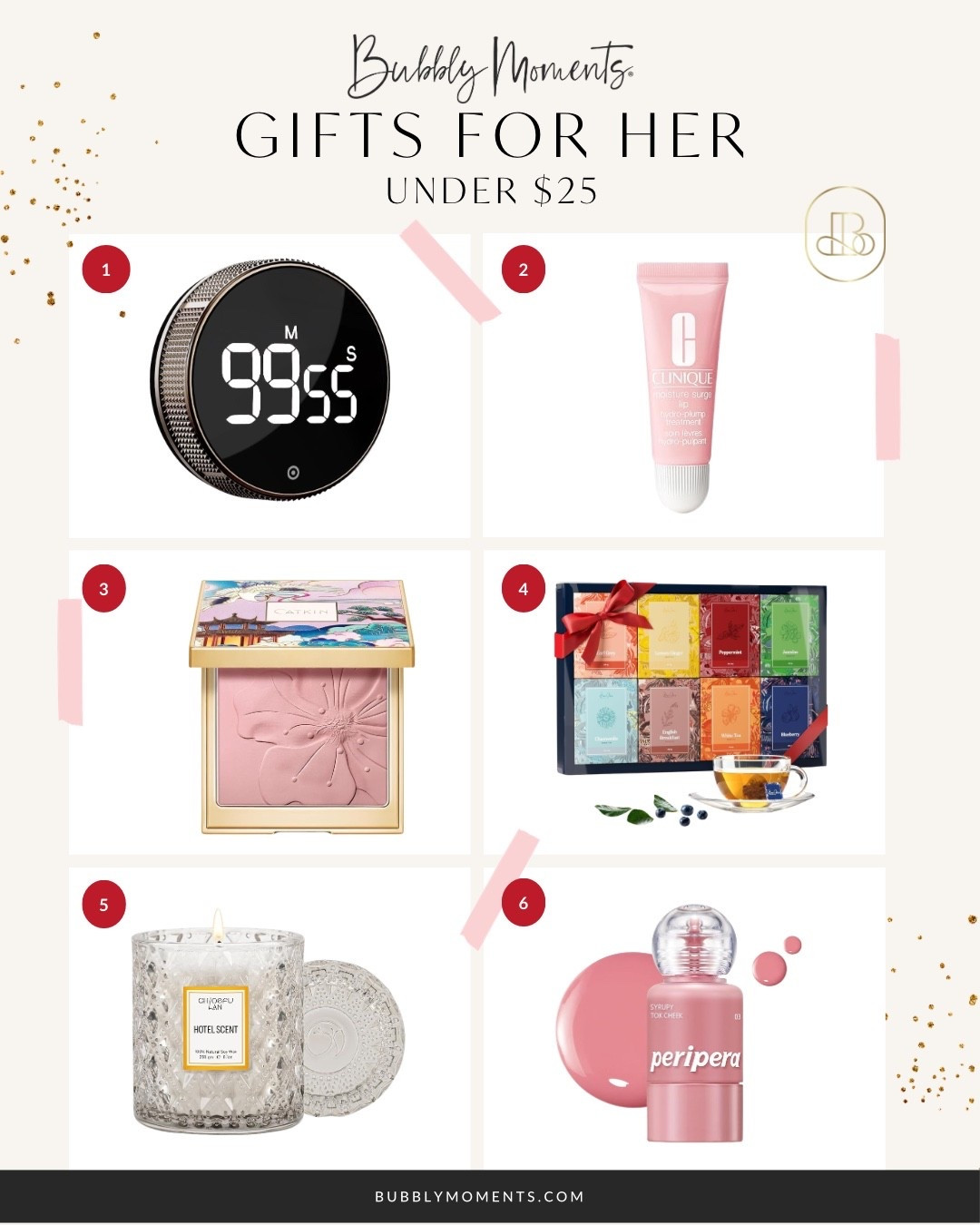 Affordable doesn’t mean boring ✨ These under-$25 gift ideas feel elevated, thoughtful, and perfect for anyone who loves a little everyday luxury. Whether you’re shopping for a friend, family member, or yourself, these finds deliver style and practicality at a great price point. Save this list for gifting season and tap to shop before favorites are gone.
#giftguide #giftsforwomen #under25gifts #affordableluxurygifts #ltkshopping #giftideasforwomen #budgetgiftinspo #ltkgiftideas #selfcaregifting #cozygifts #giftfavorites #presentshopping #discoveronltk #giftwishlist #ltktrendingnowq

#LTKFindsUnder50 #LTKHoliday #LTKGiftGuide