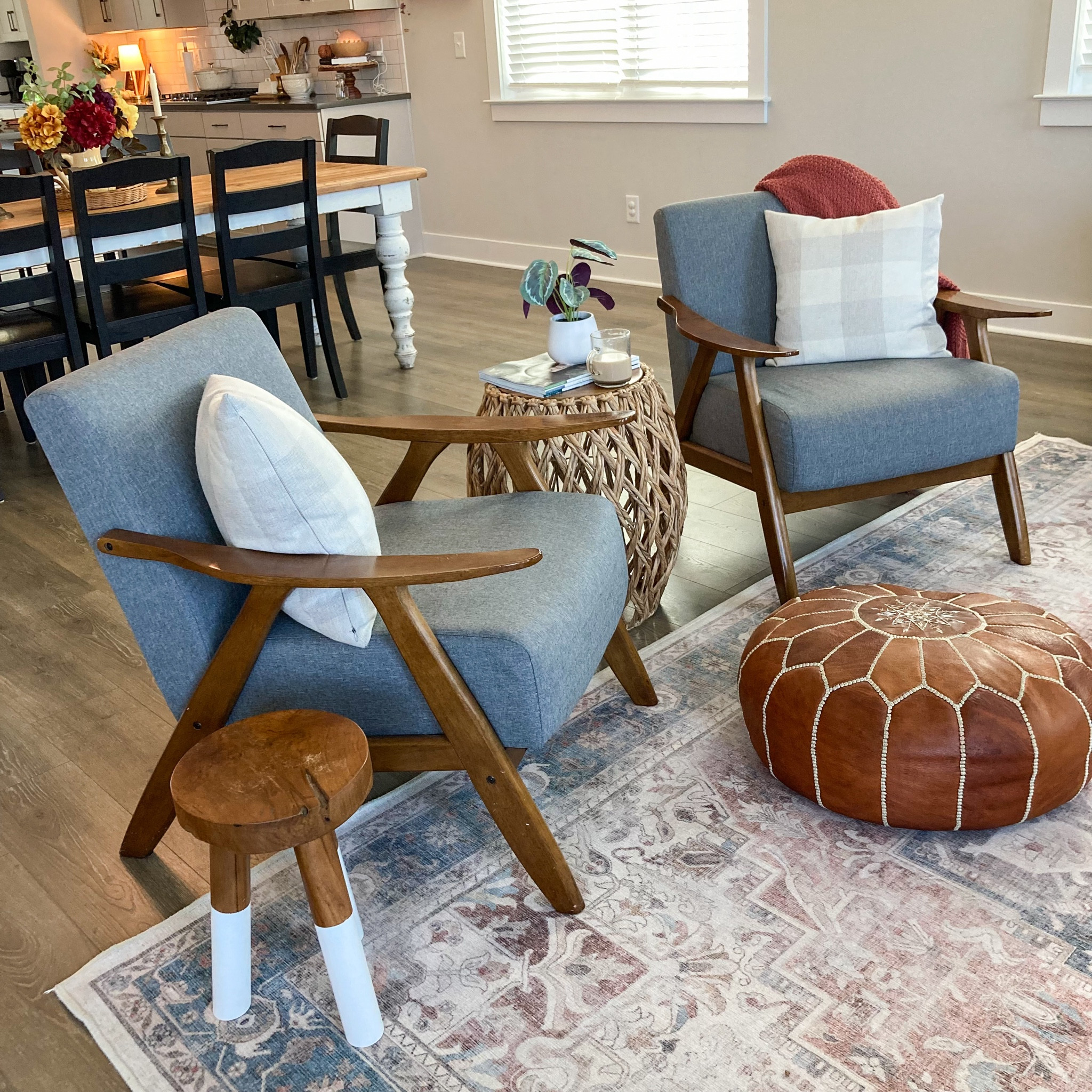 These mid century modern accent chairs are so well made and are standing the test of time. I love the grey color with the solid wood maple finish arms. Super easy to assemble and sturdy with a 300lb weight limit.

#LTKStyleTip #LTKHome #LTKOver40