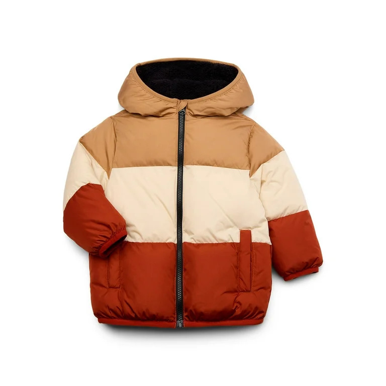 Swiss Tech Toddler Heavyweight Puffer Jacket, Size 12M-5T | Walmart (US)